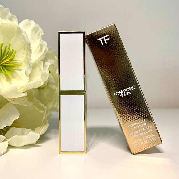 Tom Ford Soleil Ultra Shine Lip Color #108 La Notte 3.3g Full Size New in Box - Picture 8 of 8